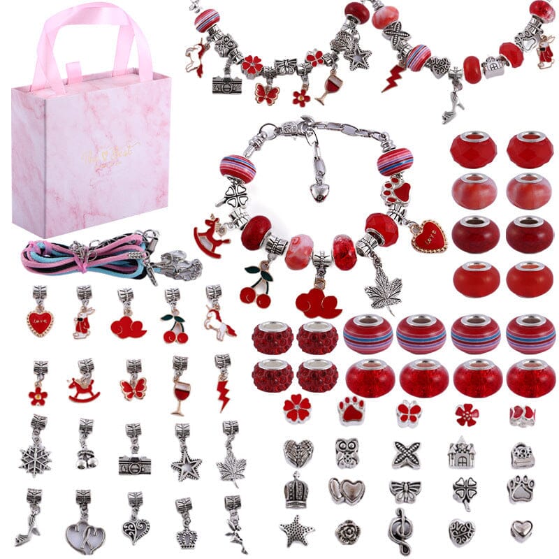 🎅Early Christmas Sale🎁 Girls Charm Bracelet Making Kit